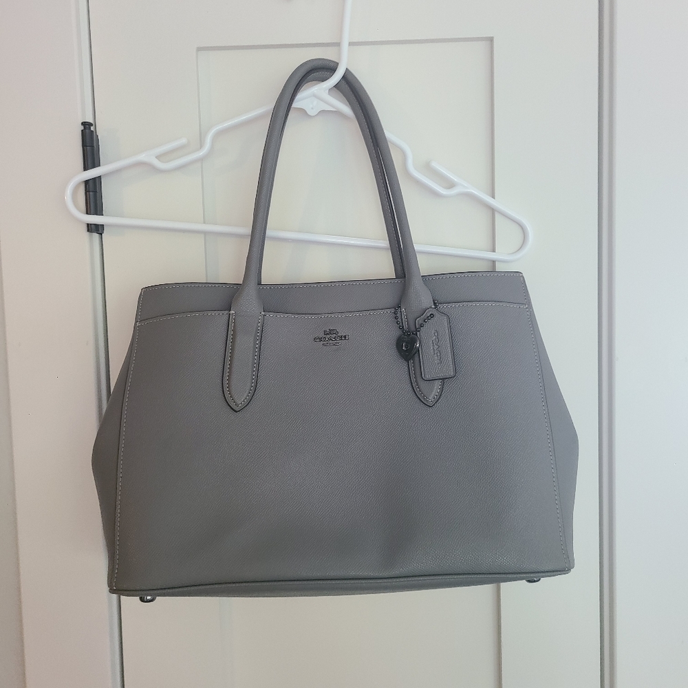 Coach bag handbag pebble leather